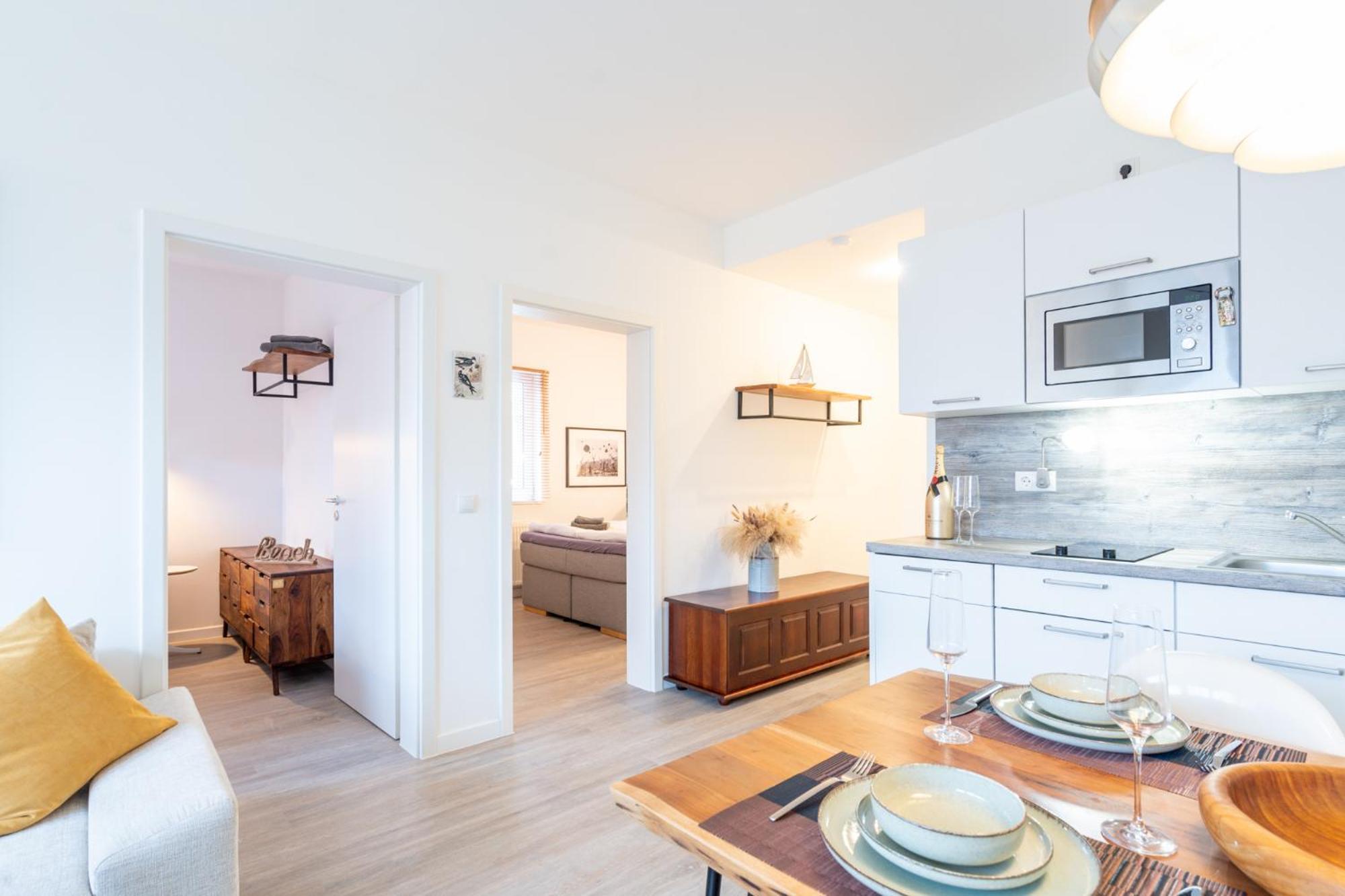 App 2 Stylische Surfoase Am Wasser Apartment Dranske